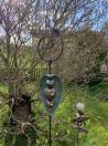 Gartensteele mit handgeschmiedeten Stab von Eisenkraut